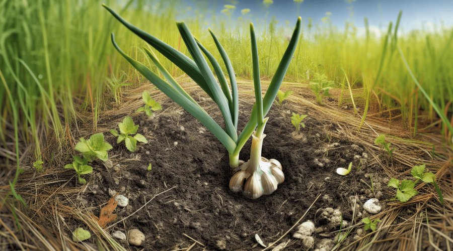 naturalny nawóz do czosnku